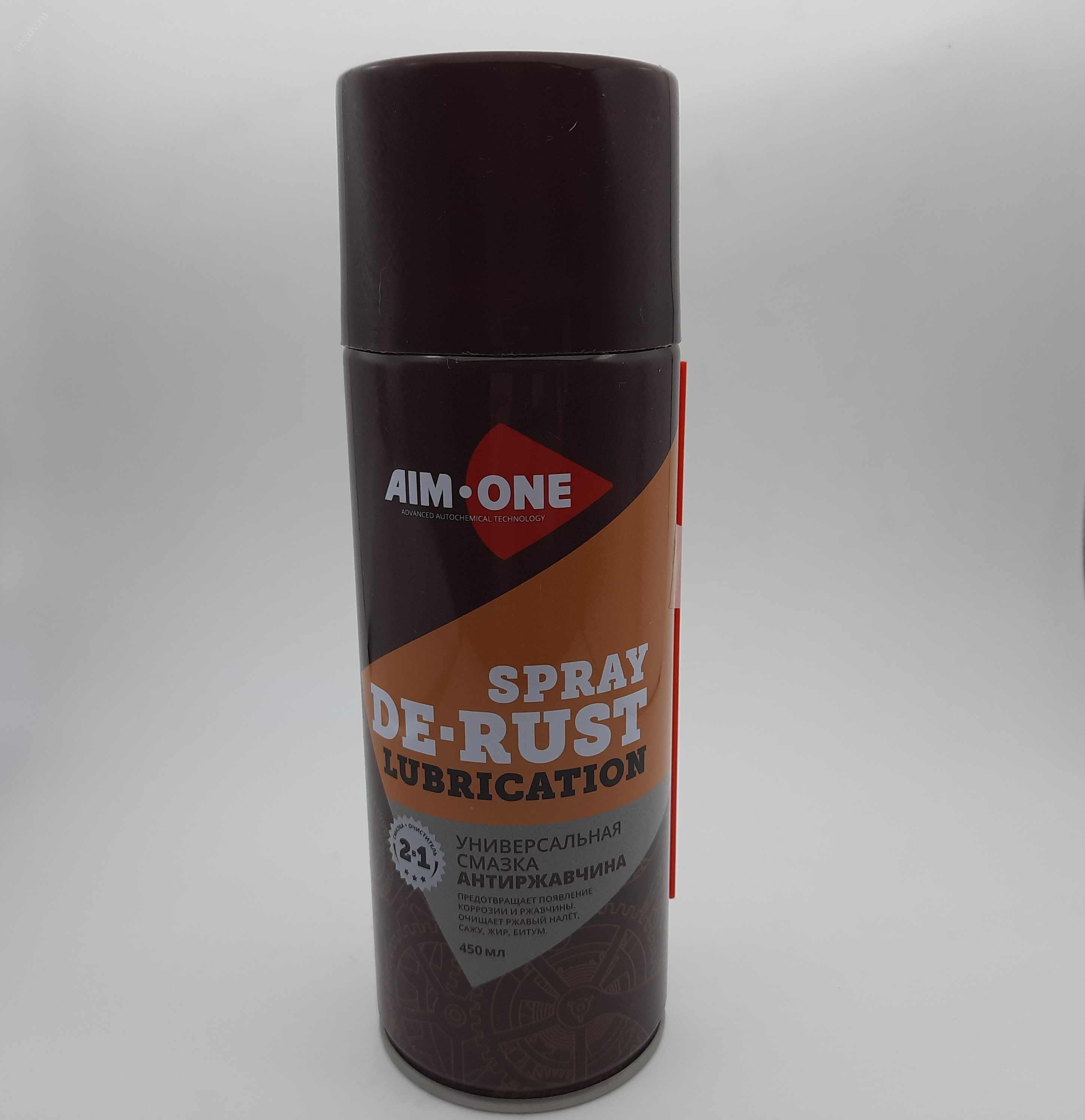 Смазка универсальная антиржавчина 450мл аэрозоль Spray De Rust Lubrication AIM-ONE AD-350