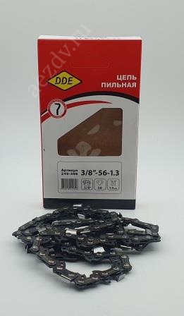 Цепь для бензопилы (3/8 1.3 56зв) DDE