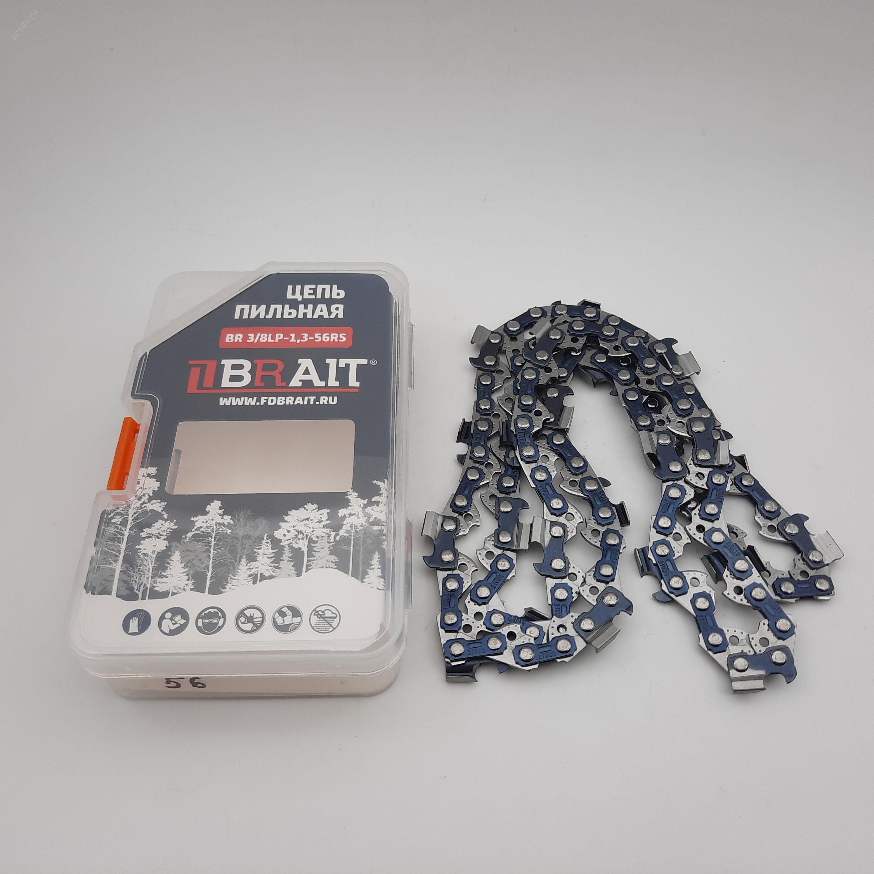 Цепь для бензопилы  (3/8 1.3 56зв) BRAIT RS