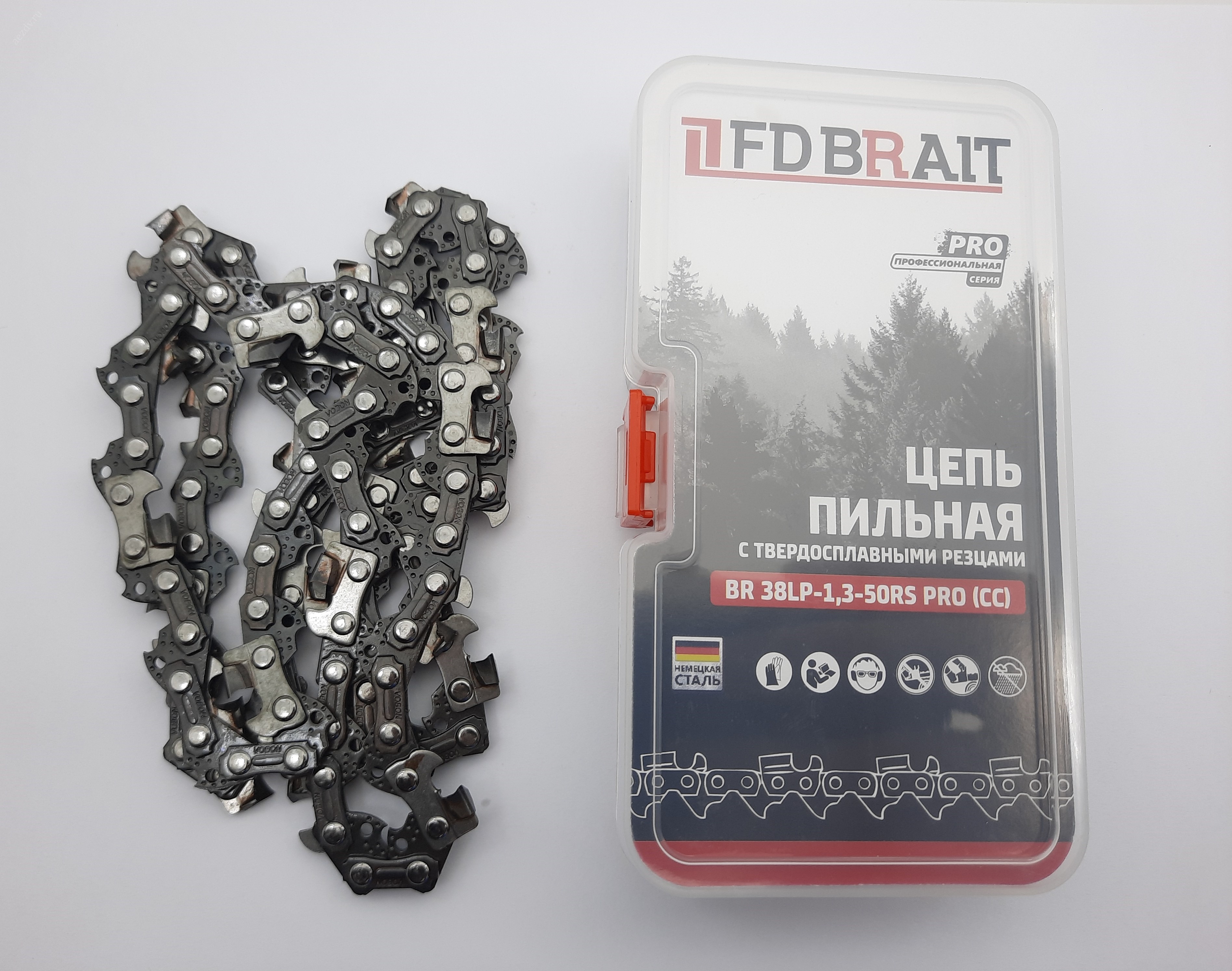 Цепь с победитовыми напайками (3/8 1.3 50) RS, BRAIT