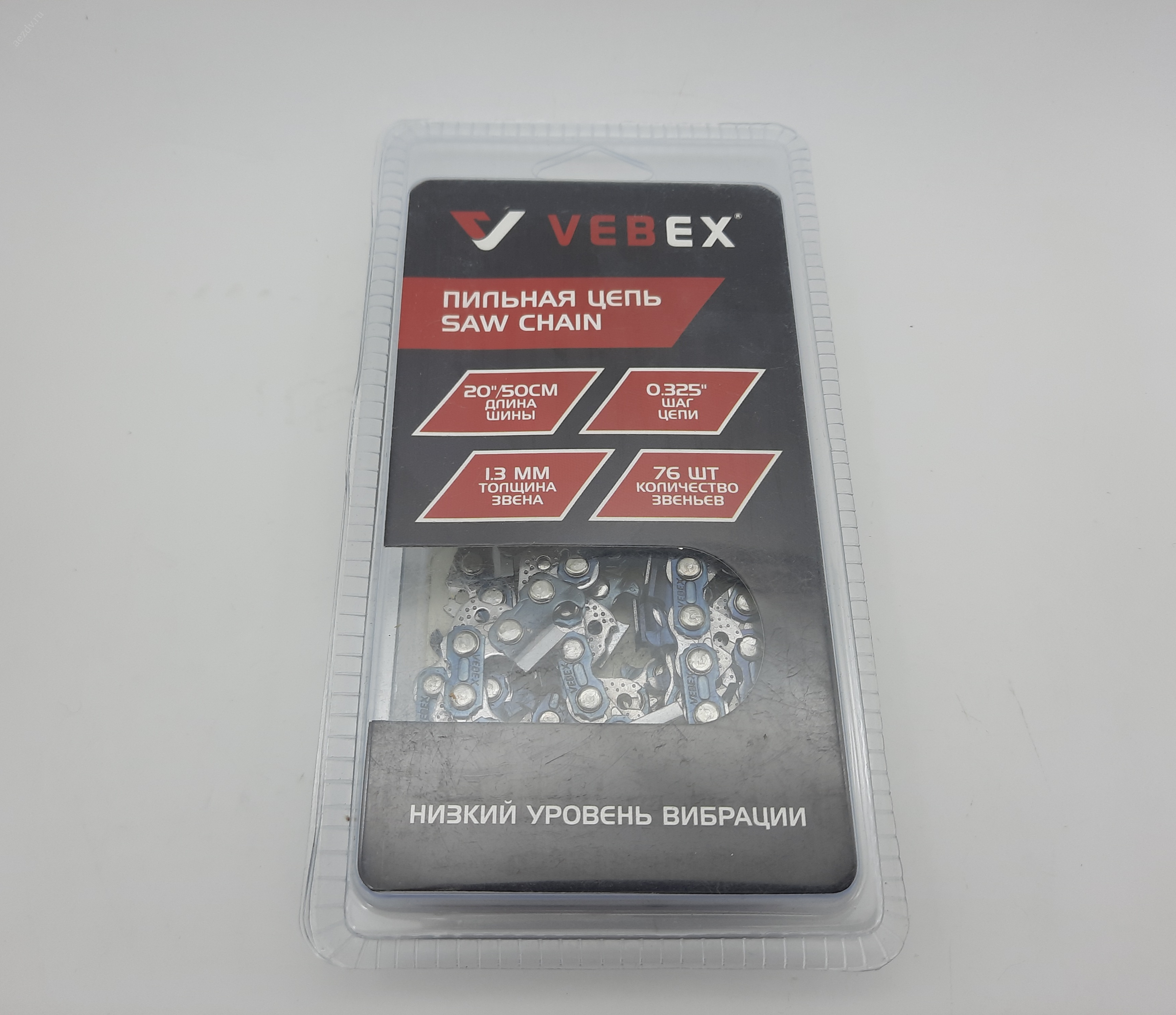 Цепь для бензопилы (0.325 1.3 76 зв). VEBEX