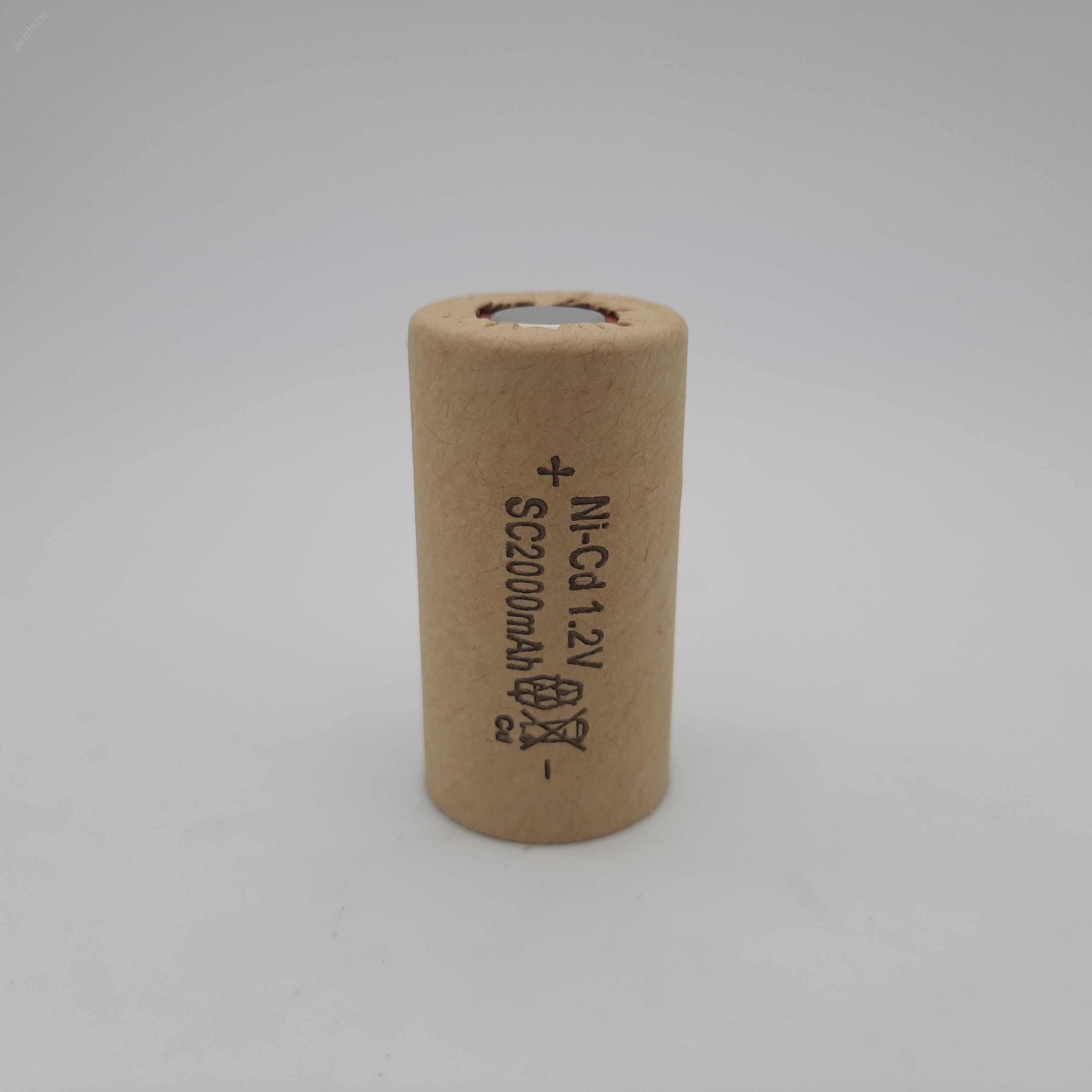Элемент питания для ремонта АКБ Ni-Cd: 1,2V, 2,0A,  L=42мм