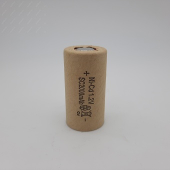 Элемент питания для ремонта АКБ Ni-Cd: 1,2V, 2,0A,  L=42мм