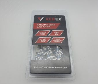 Цепь для бензопилы (0.325 1.3 76 зв). VEBEX